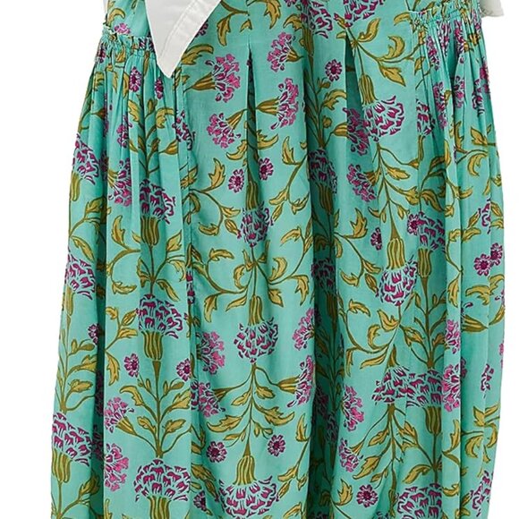 Pants - Womens Wide Leg Pants Flowy High Elastic Waist Loose Printed Beach Boho Yoga Cas